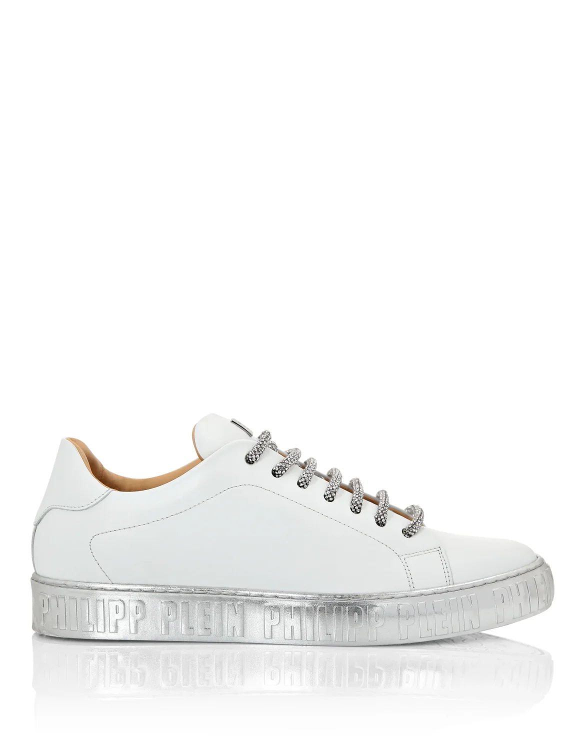 Strass Lo-Top Sneakers, цвет: Белый