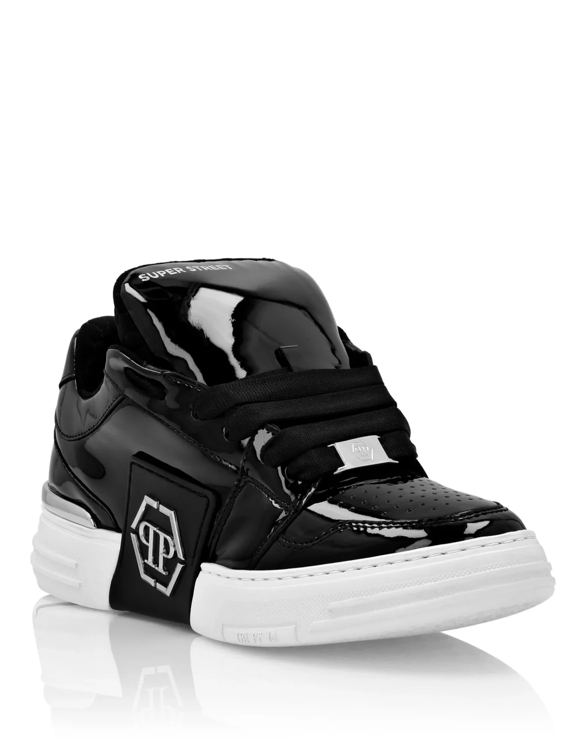Super Street Lo-Top Sneakers Hexagon, цвет: Черный