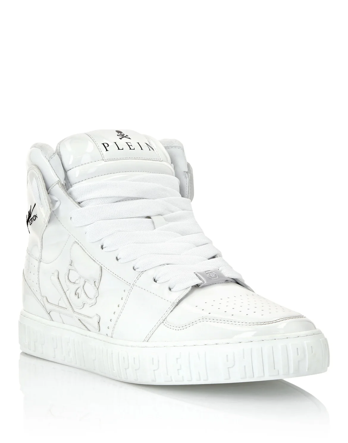 Super Street Hi-Top Sneakers Skull&Bones, цвет: Белый