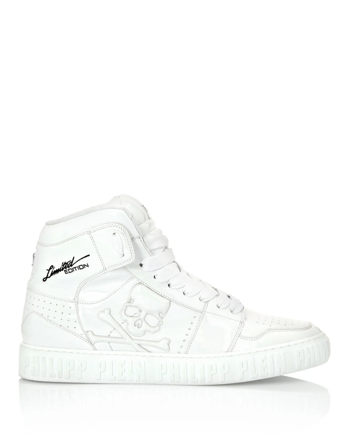 Super Street Hi-Top Sneakers Skull&Bones, цвет: Белый