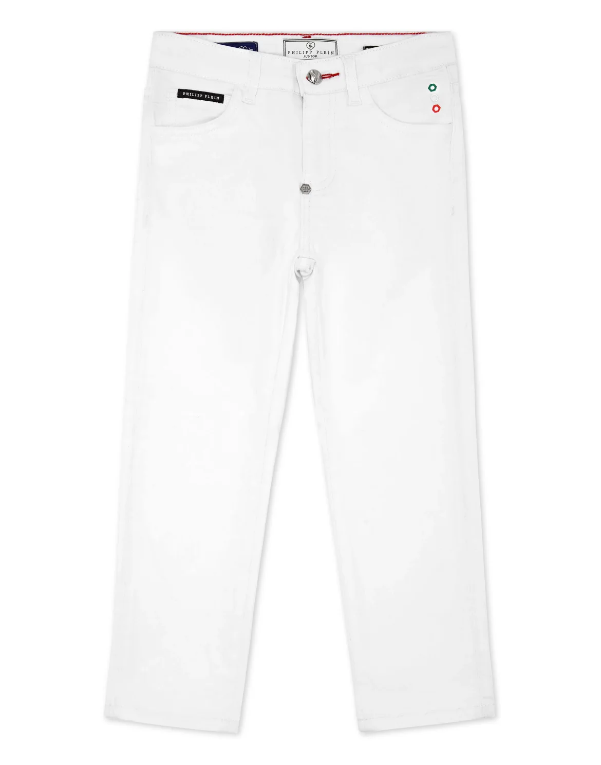 Denim Trousers Regular Fit, цвет: Белый
