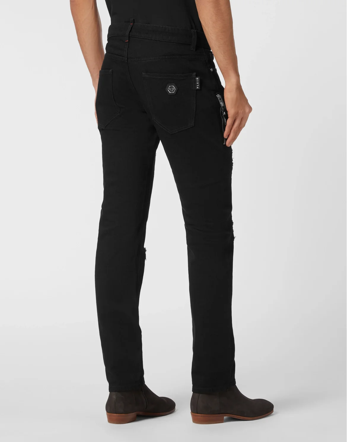 Denim Trousers Rock Star Fit, цвет: Черный
