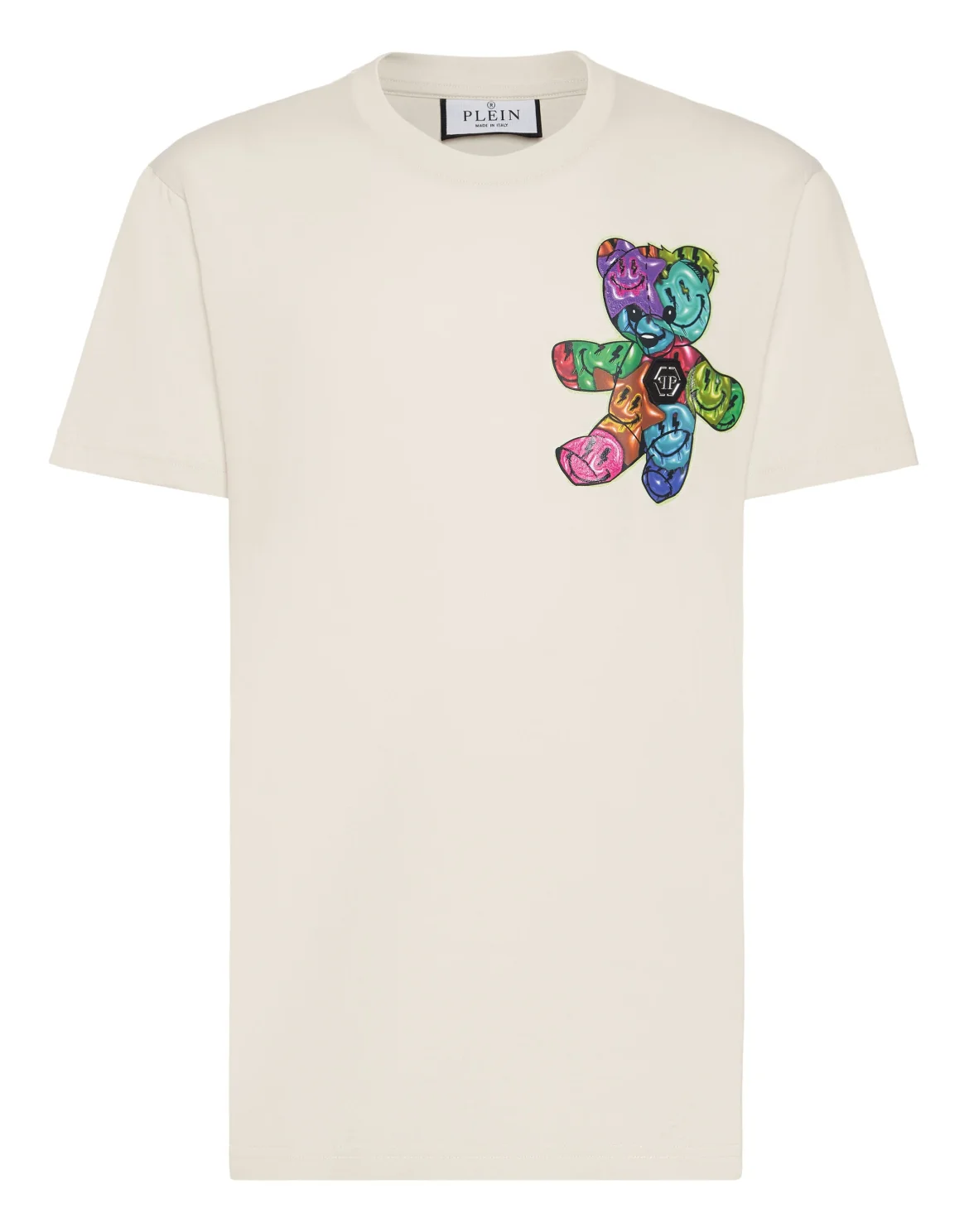 T-shirt Round Neck SS Smile, цвет: Бежевый