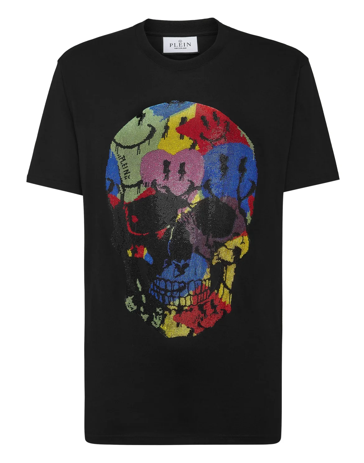 T-shirt Round Neck SS Smile, цвет: Черный