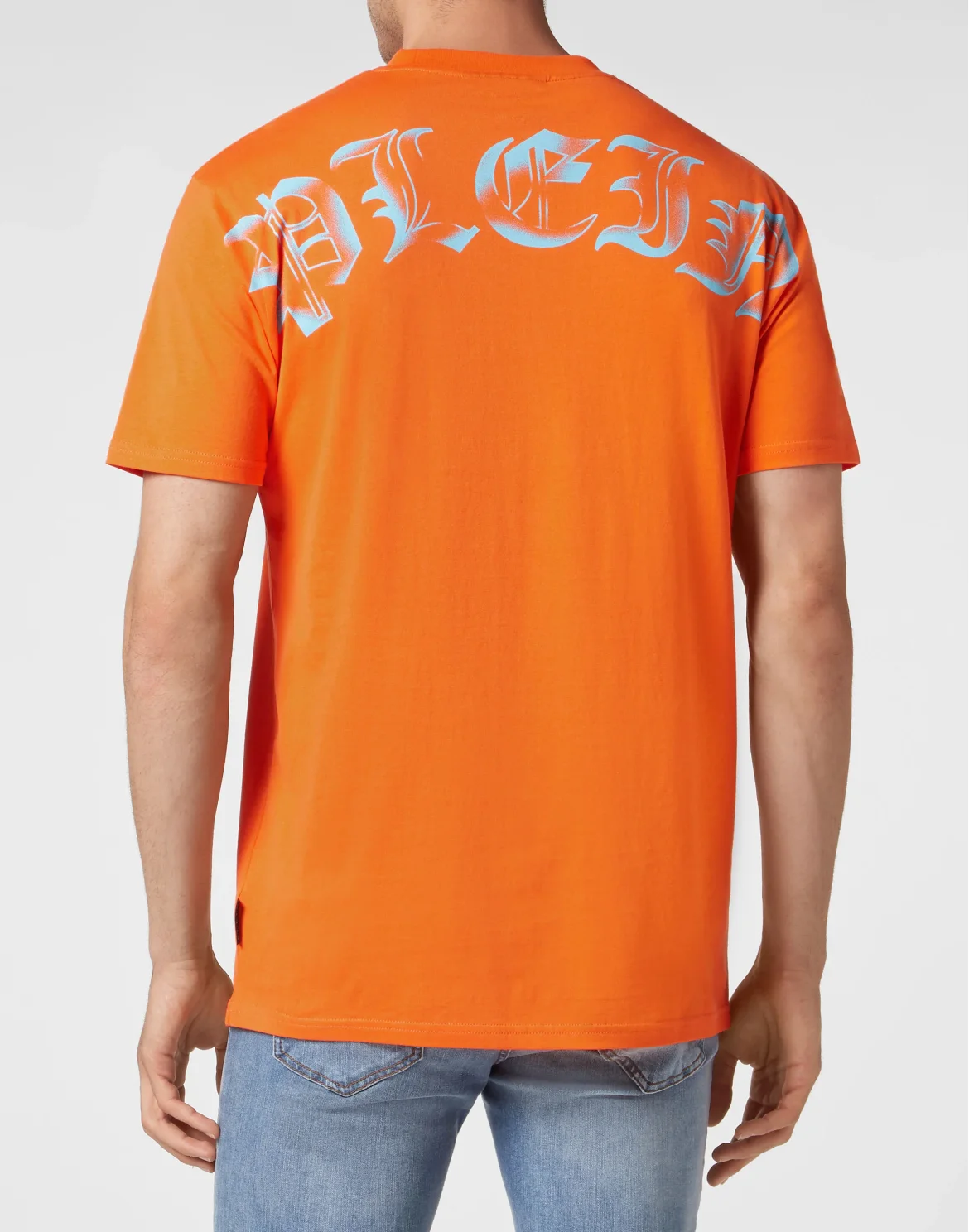 T-shirt Round Neck SS Gothic Plein, цвет: Оранжевый