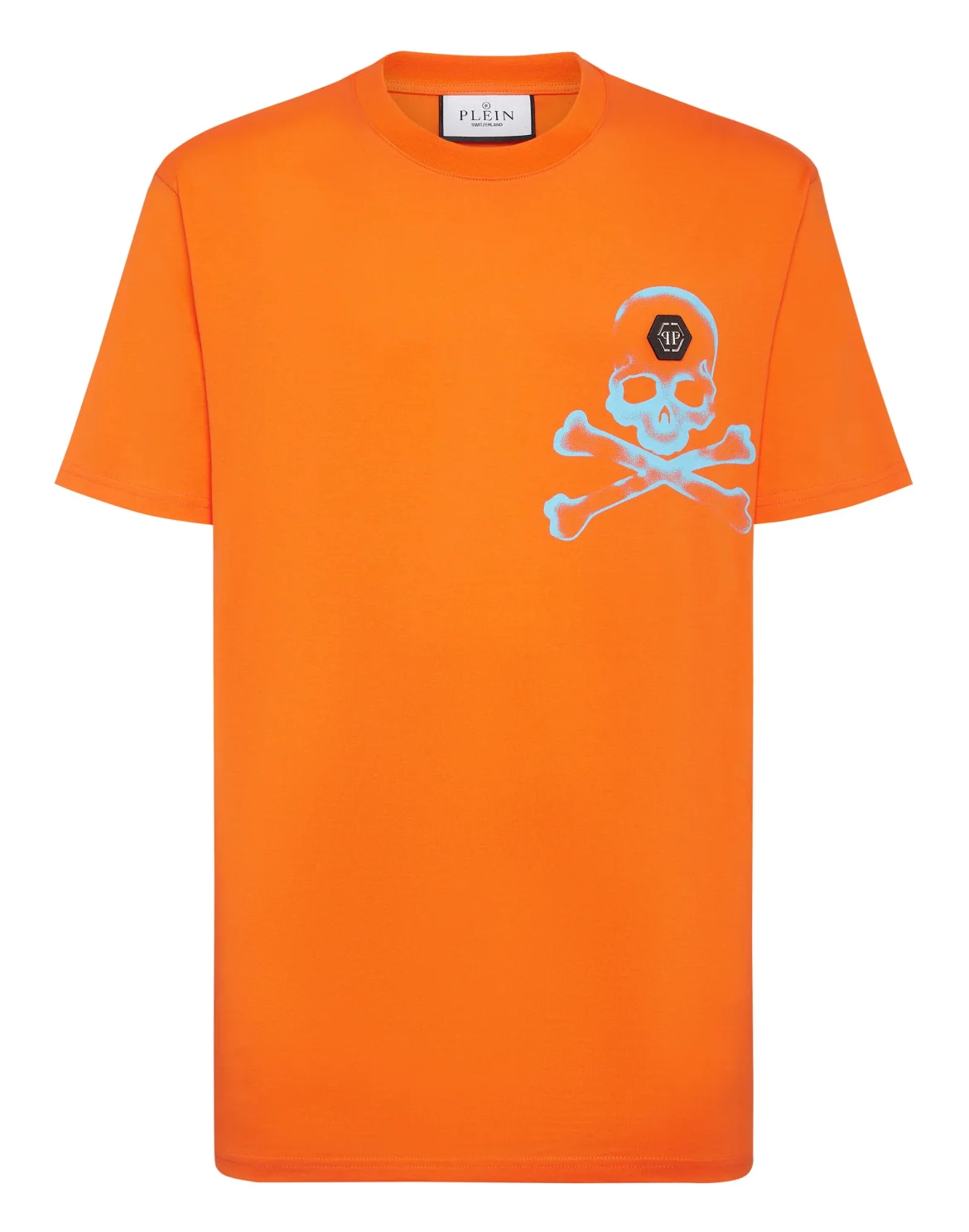 T-shirt Round Neck SS Gothic Plein, цвет: Оранжевый