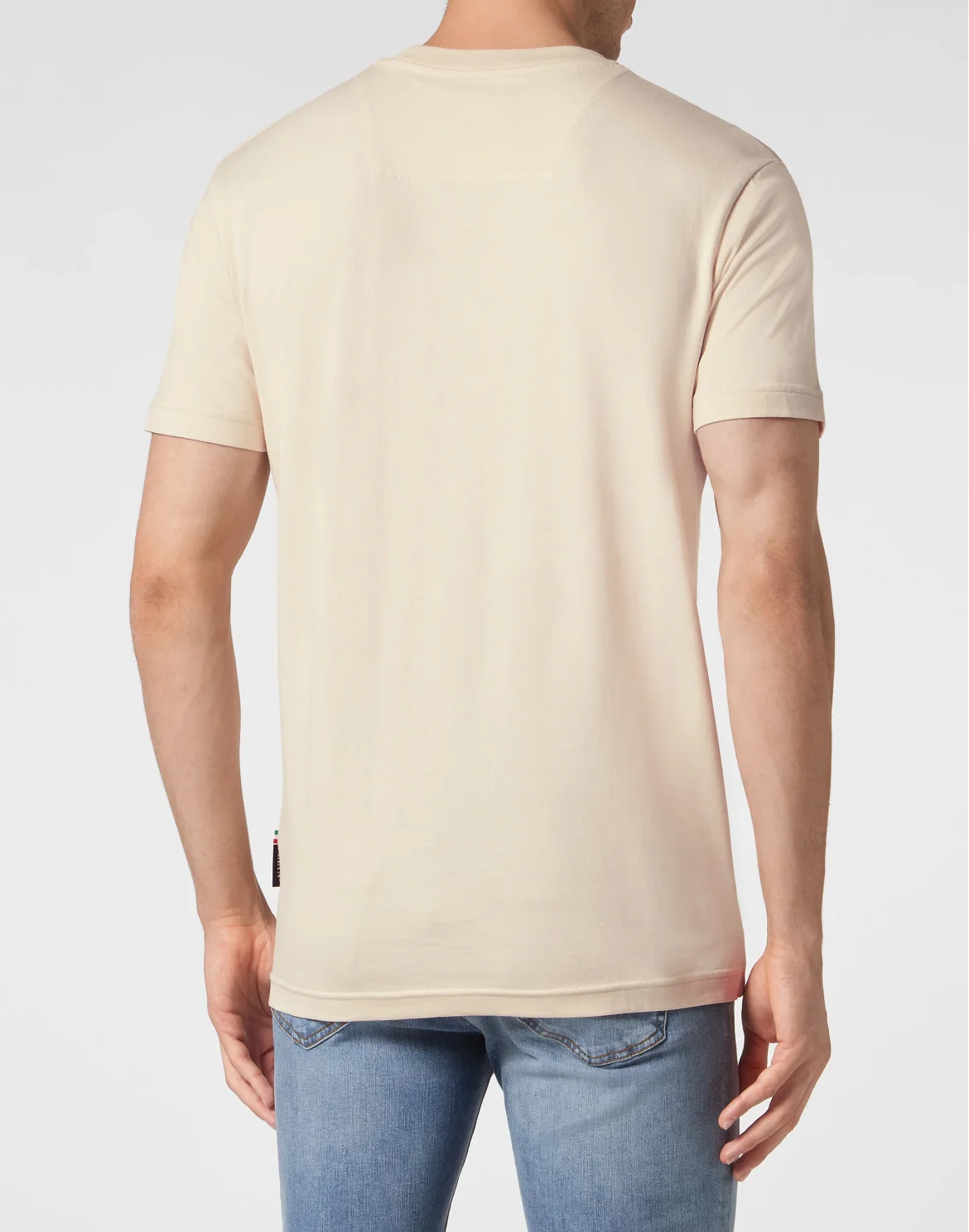 T-shirt Round Neck SS Smile, цвет: Бежевый