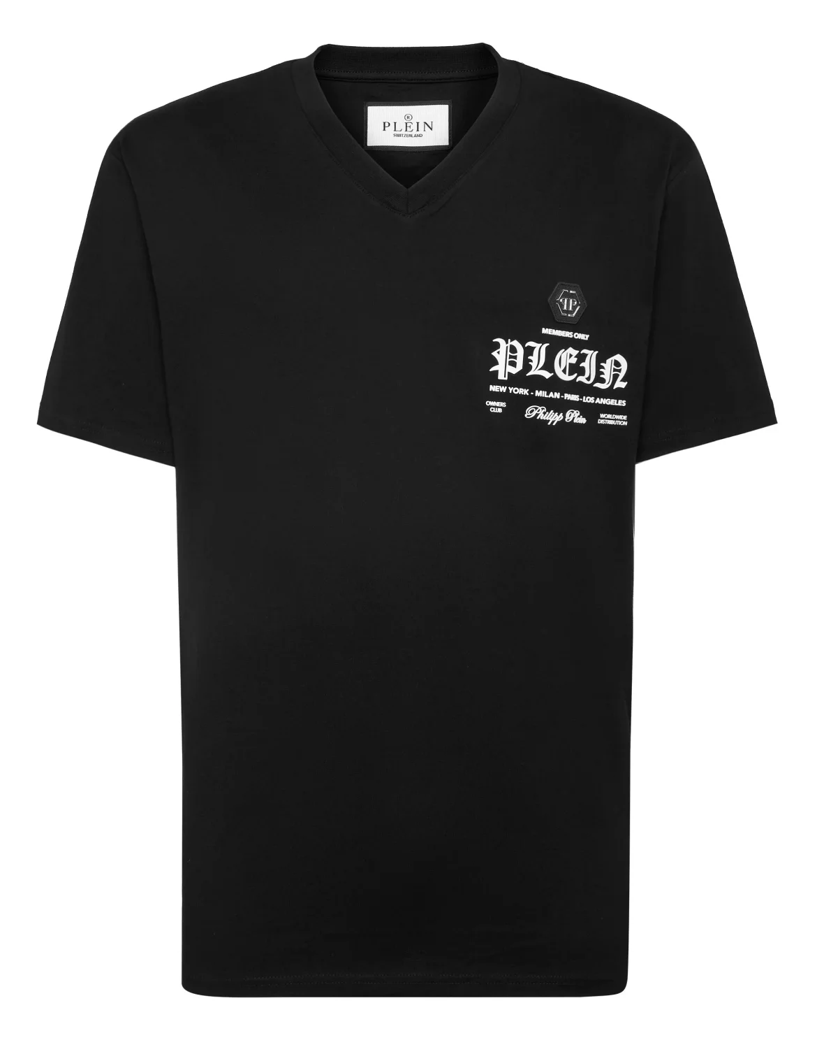 T-shirt V-Neck, цвет: Черный