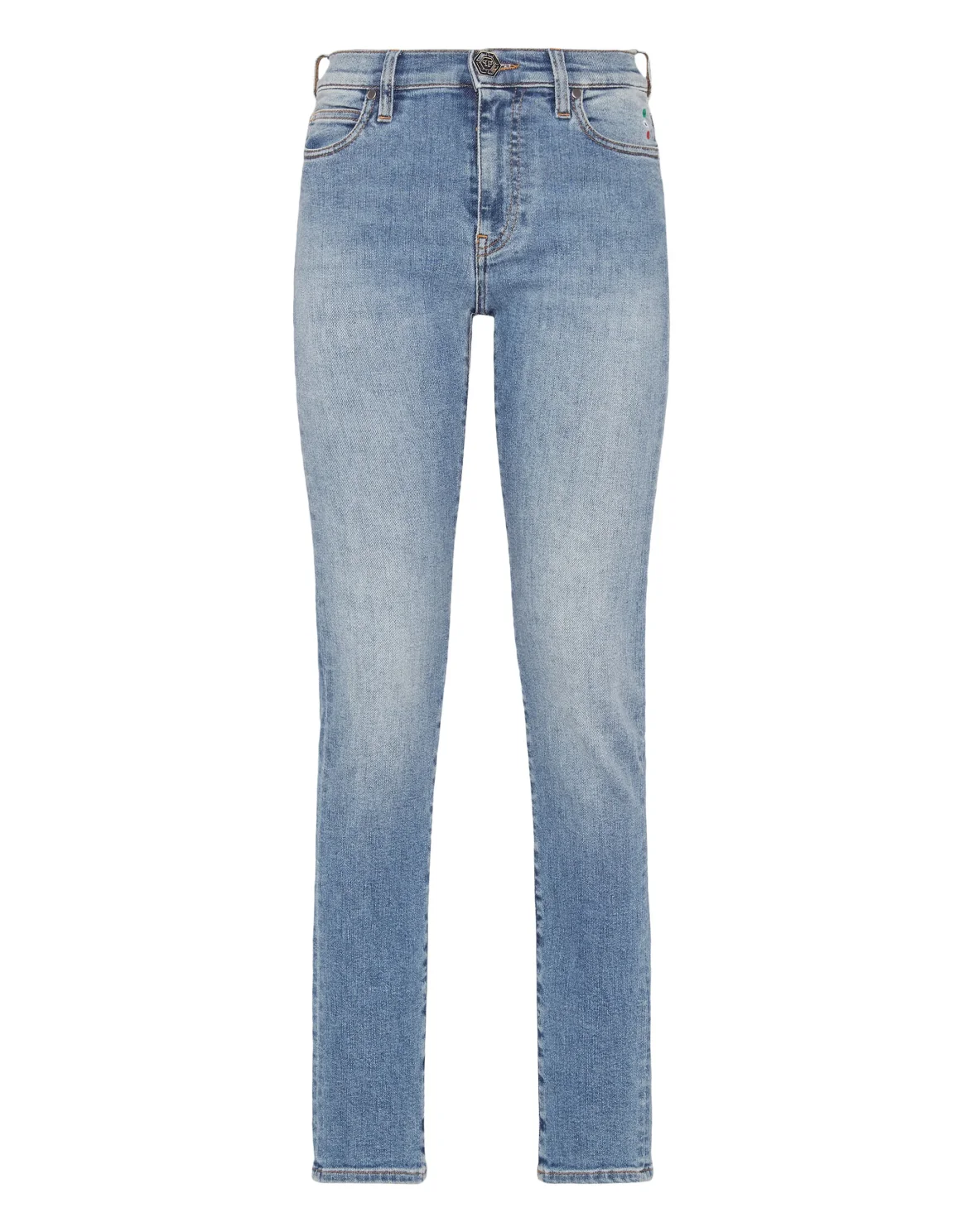Denim Trousers Regular Fit, цвет: Синий