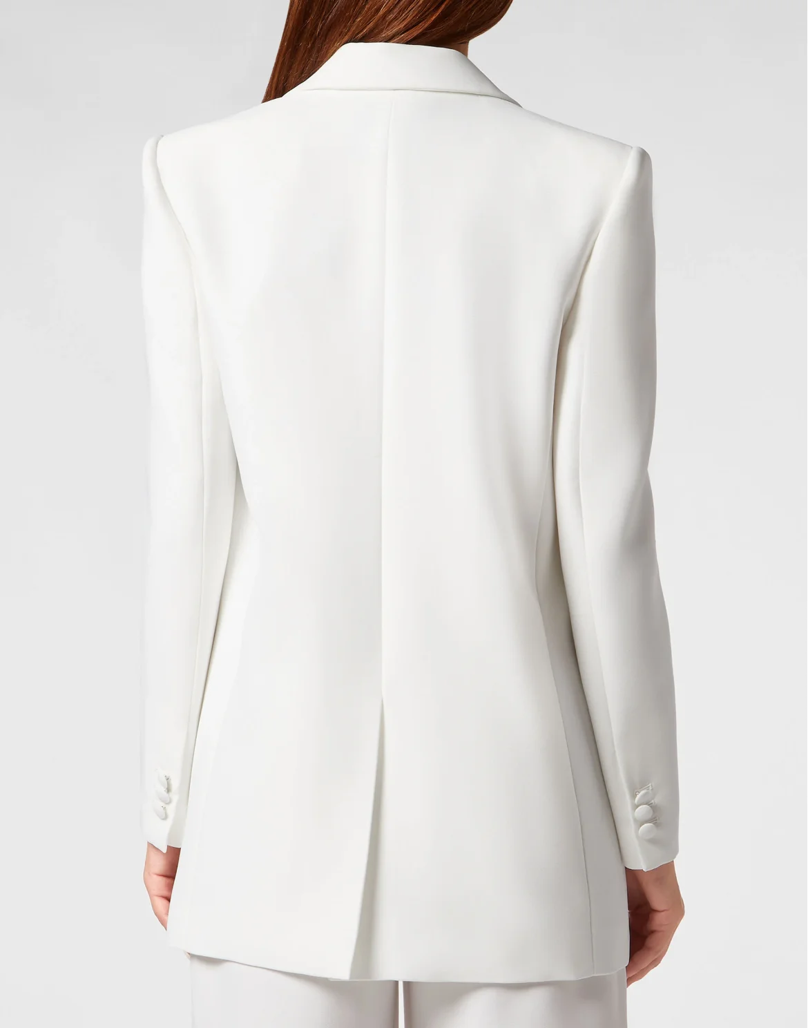 Cady Shoulder Padded Oversize Jacket, цвет: Белый