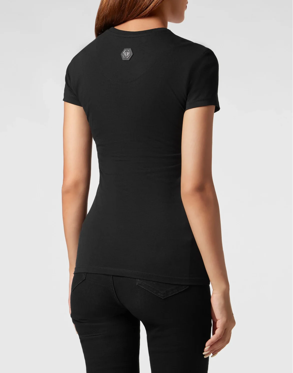 T-Shirt Sexy Pure with Crystals, цвет: Черный