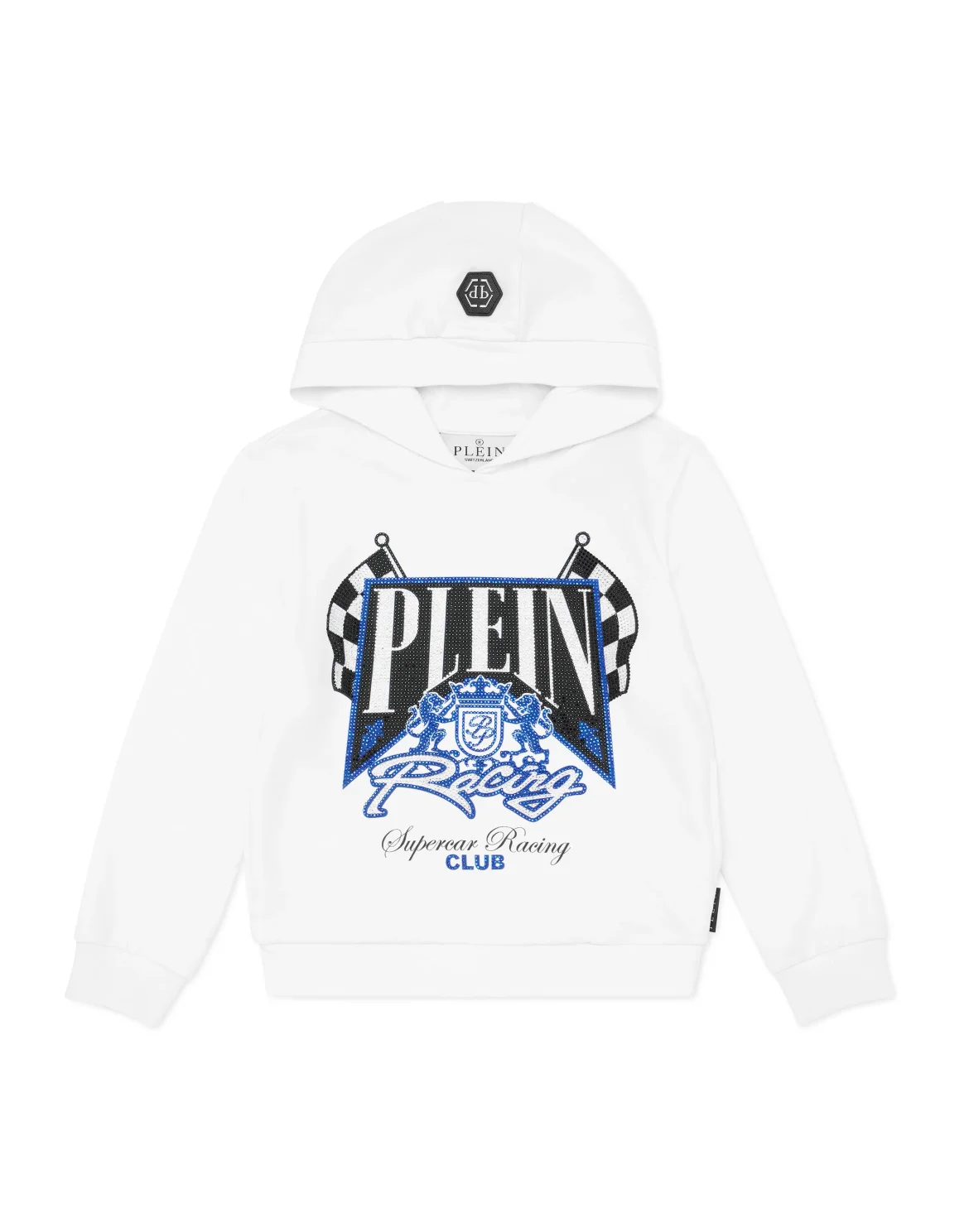 Hoodie Sweatshirt LS Racing Club, цвет: Белый