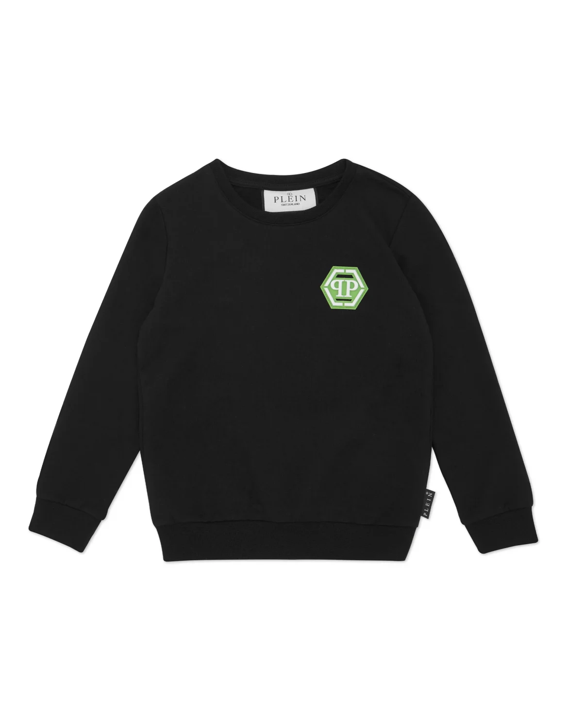 Sweatshirt Round Neck LS Iconic Plein, цвет: Черный