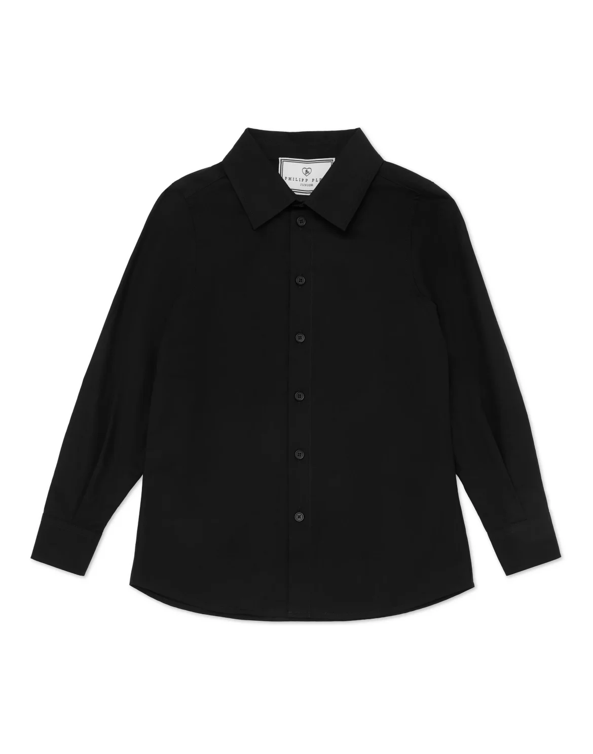 Shirt Sugar Daddy Cut LS Strass Skull&Bones, цвет: Черный