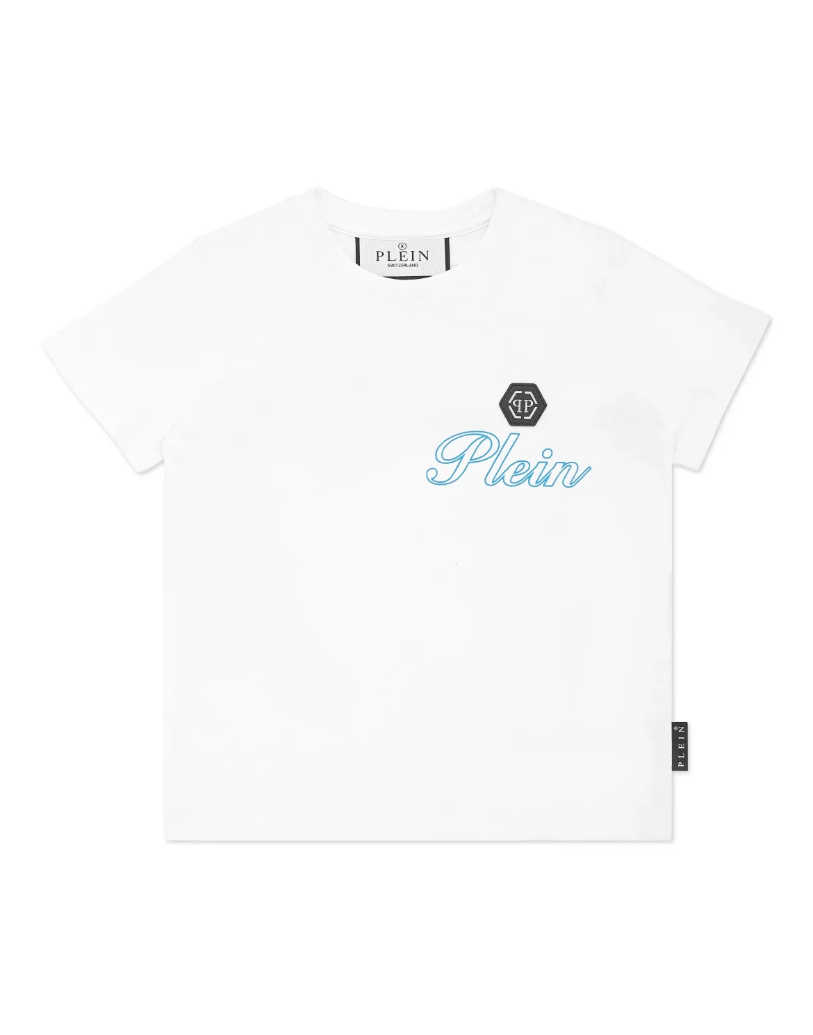 Jersey T-shirt Round Neck SS Italic Plein, цвет: Белый