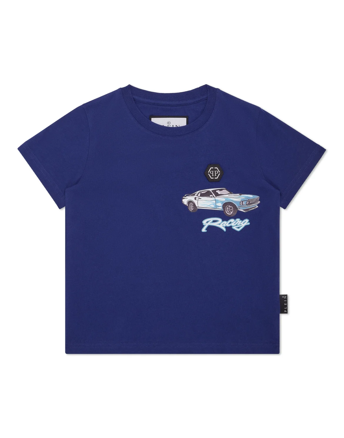 Jersey T-shirt Round Neck SS Cars Racing, цвет: Синий