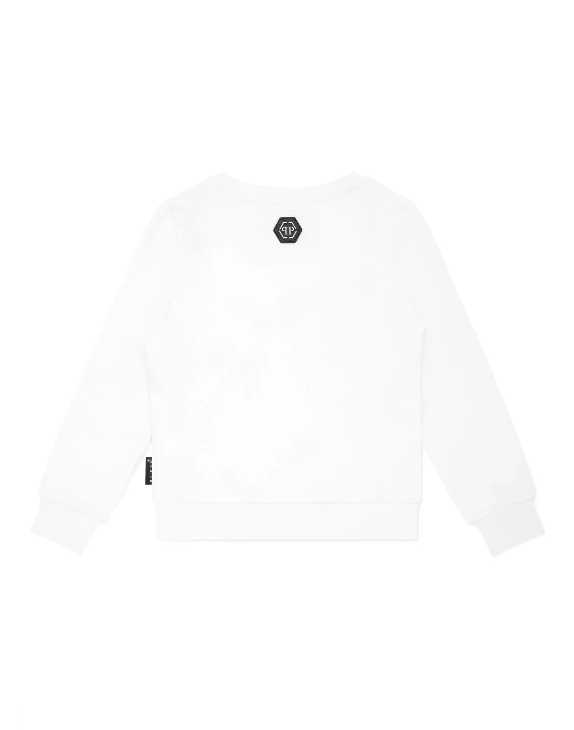 Sweatshirt Round Neck LS Strass Gothic Plein, цвет: Белый