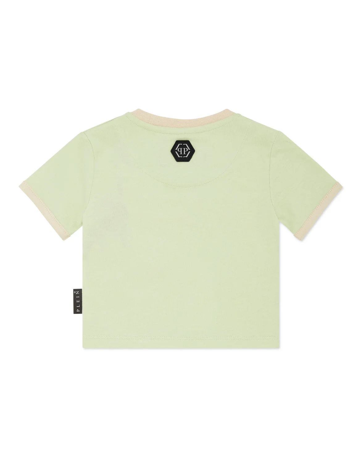 Cropped T-shirt Round Neck SS Signature, цвет: Зеленый