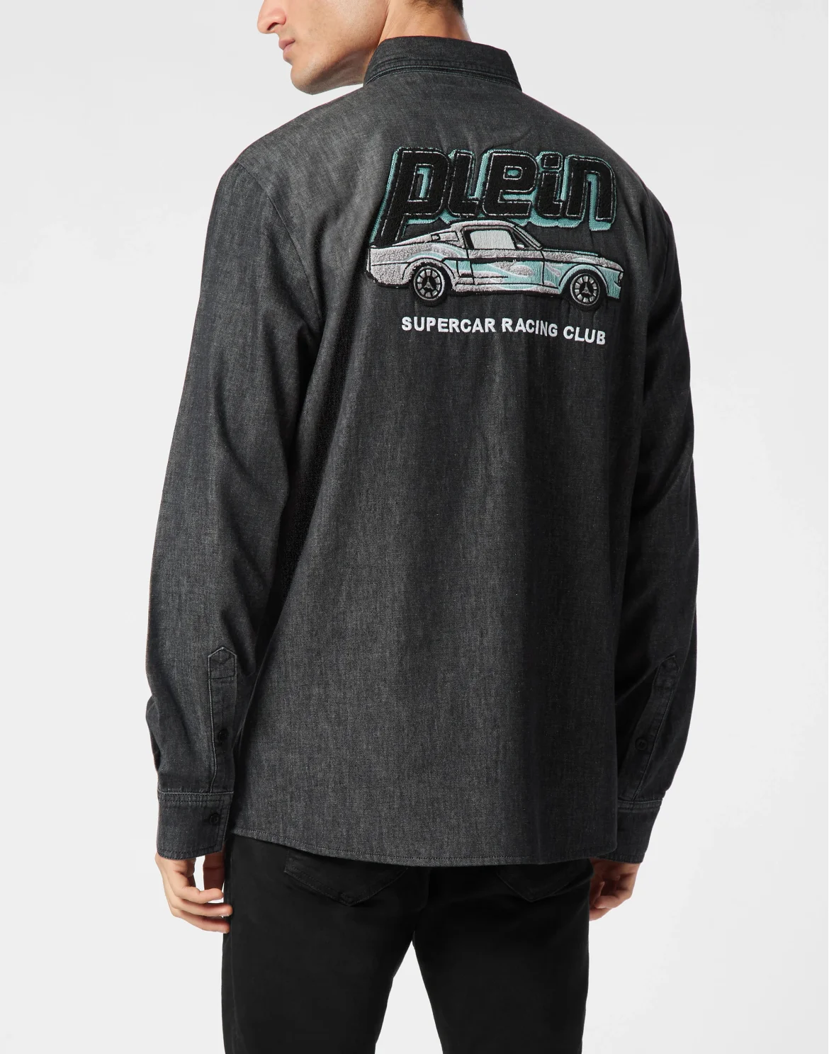 Denim Shirt LS Cars Racing, цвет: Черный