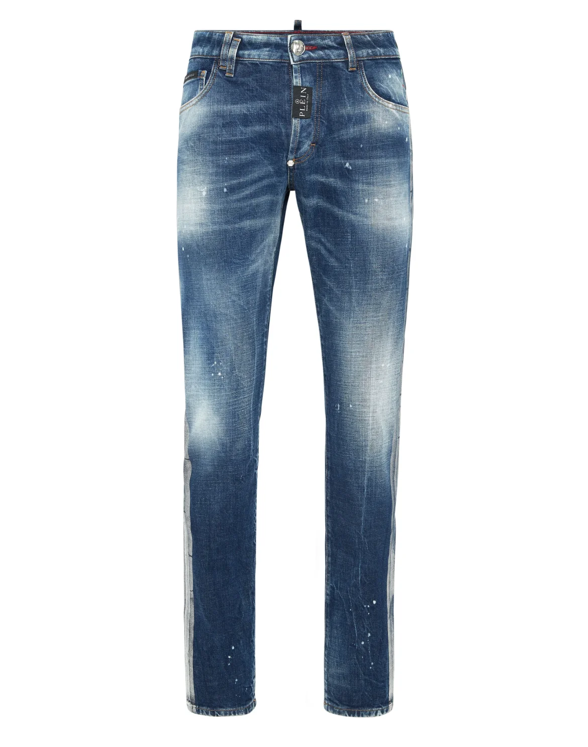 Super Straight Cut Trousers Paisley Bandana, цвет: Синий