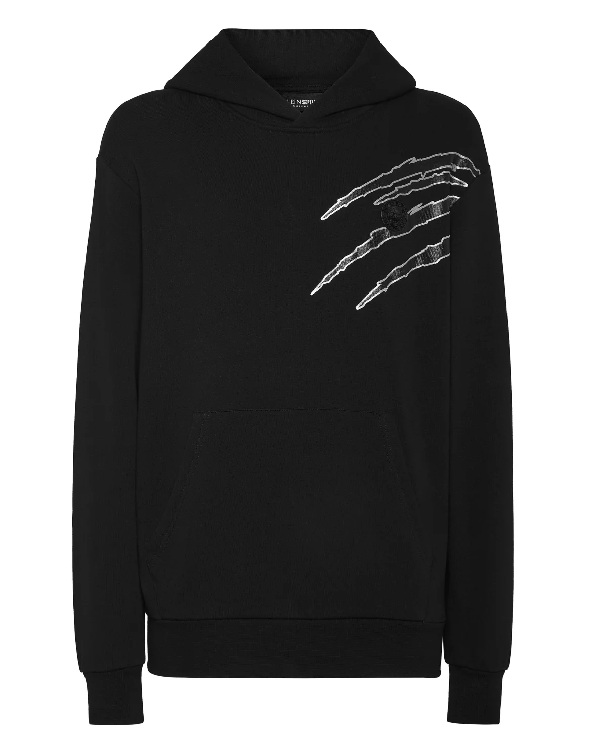 Cotton Hoodie Sweatshirt LS Lamina Scratch, цвет: Черный