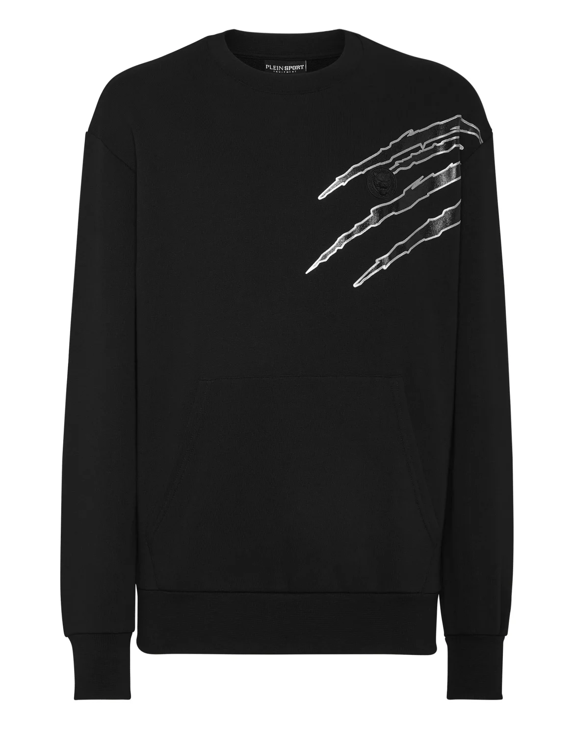 Cotton Sweatshirt Round Neck LS Lamina Scratch, цвет: Черный