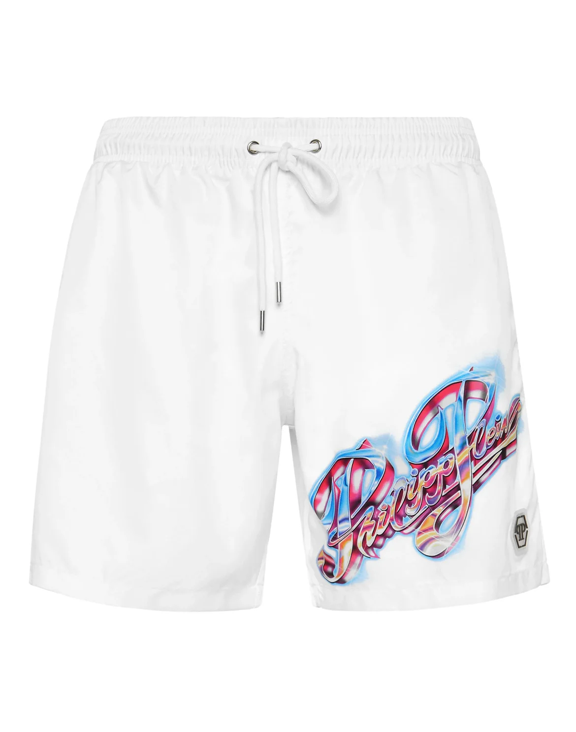 Jogging Printed Shorts Hologram Plein, цвет: Белый