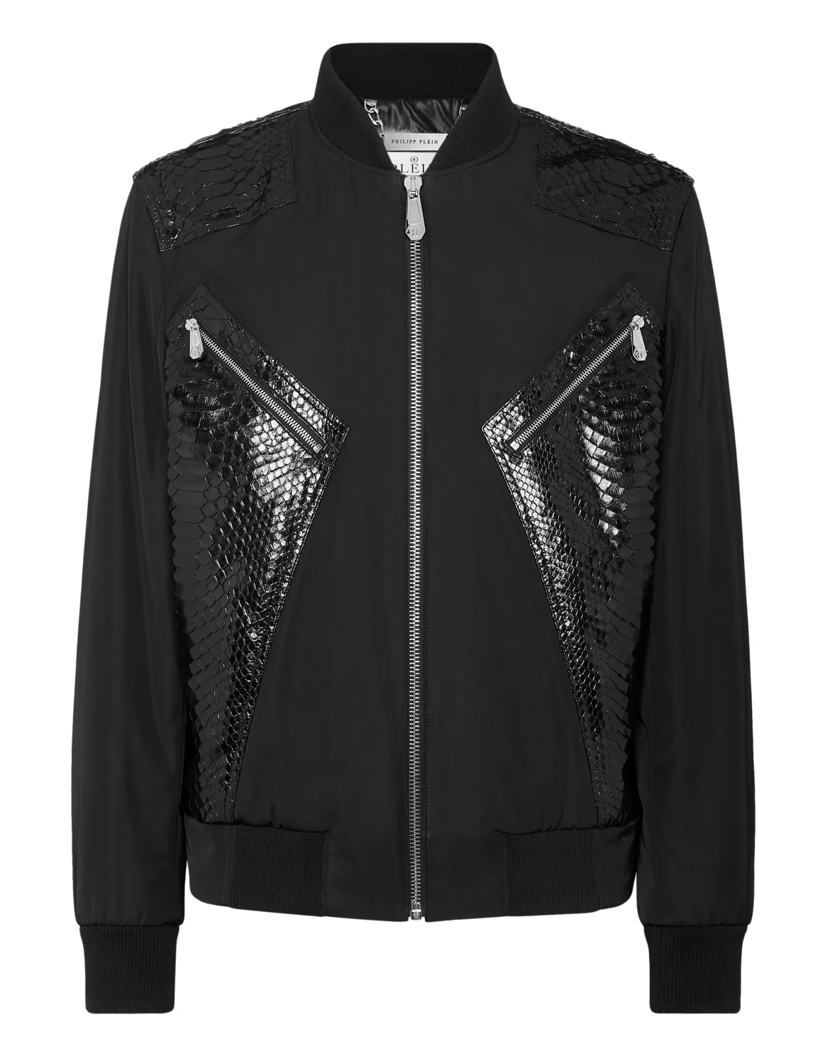 Nylon Bomber LS With Python Inserts, цвет: Черный