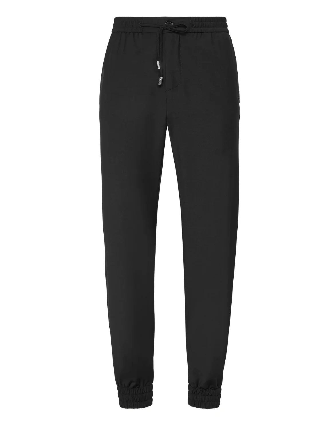 Wool Jogging Trousers, цвет: Черный
