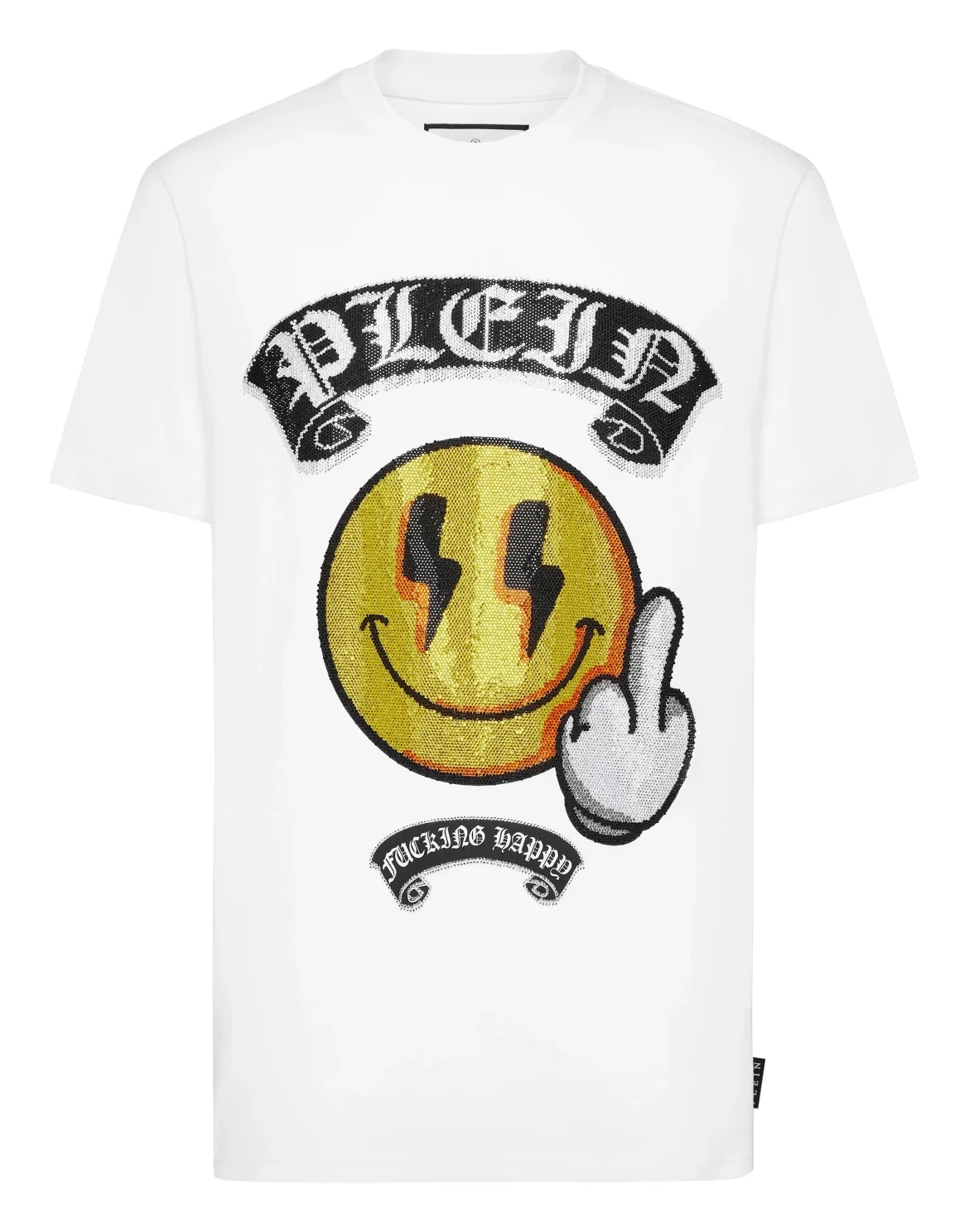 T-shirt Round Neck SS Smile, цвет: Белый