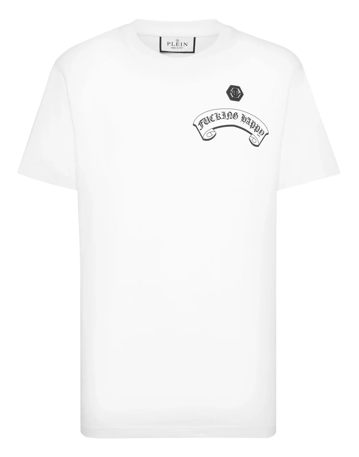 T-shirt Round Neck SS Smile, цвет: Белый