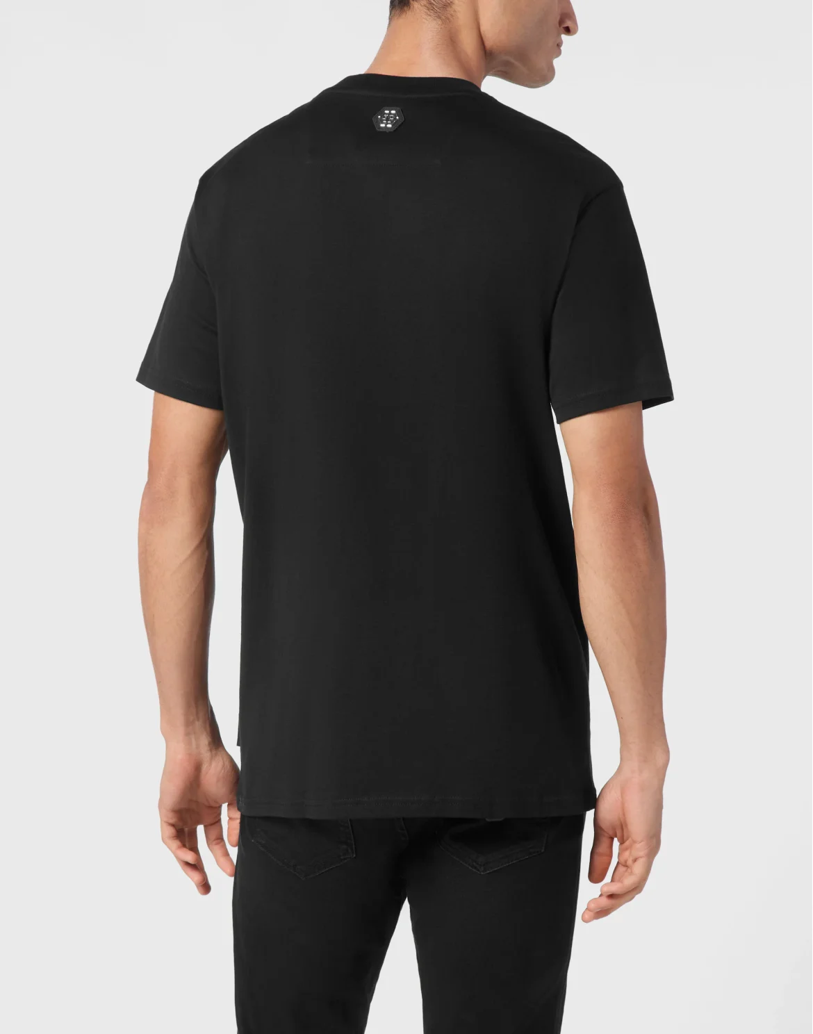 T-shirt Round Neck SS Smile, цвет: Черный
