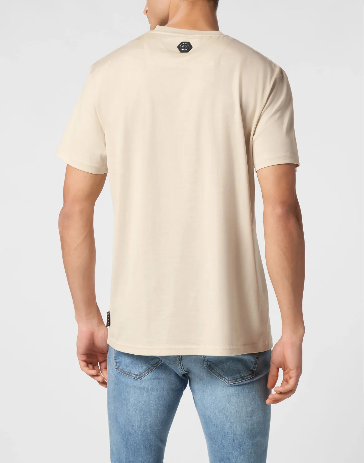 Jersey T-shirt Round Neck SS Hexagon, цвет: Бежевый