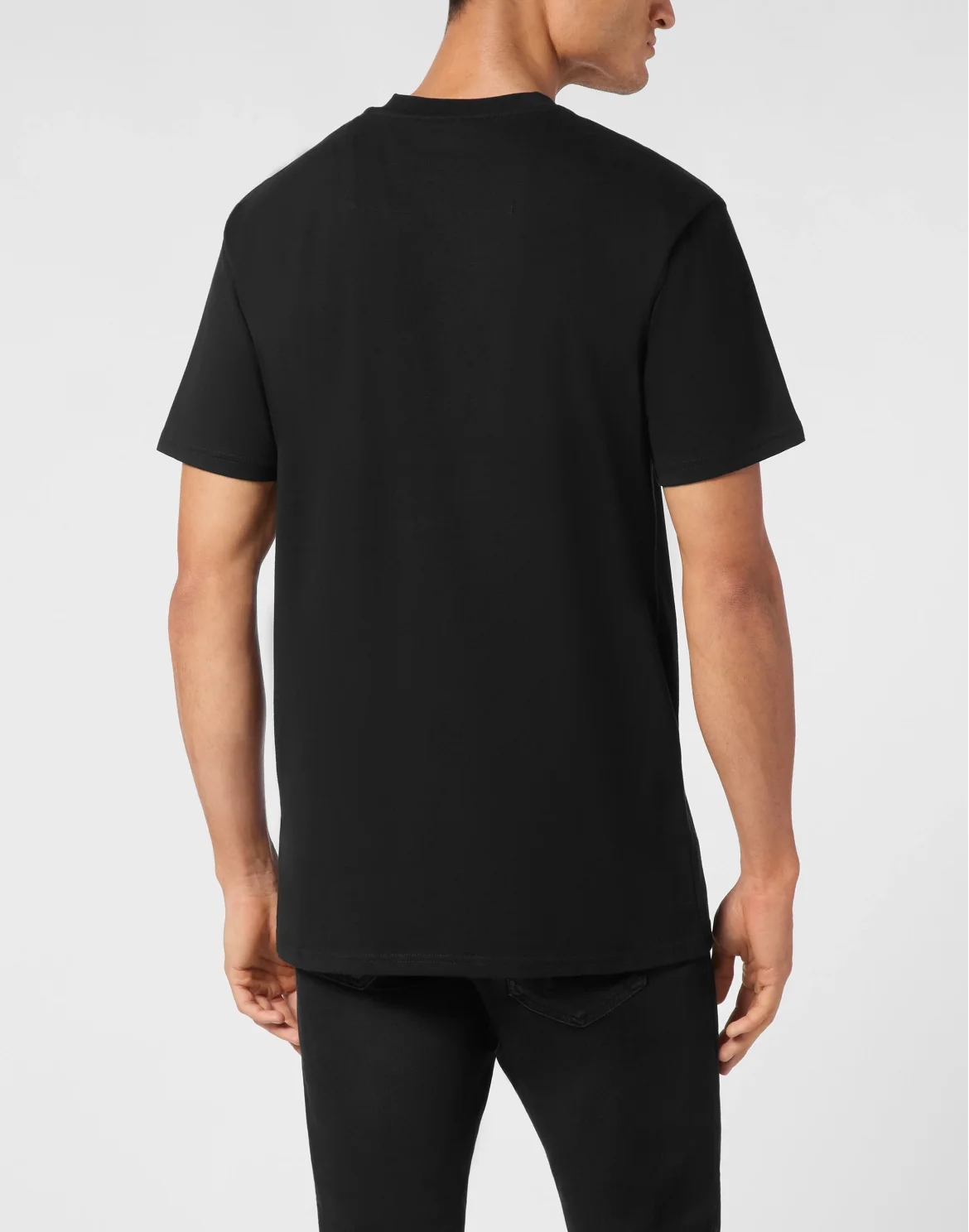 Jersey  T-shirt Round Neck SS Smile, цвет: Черный