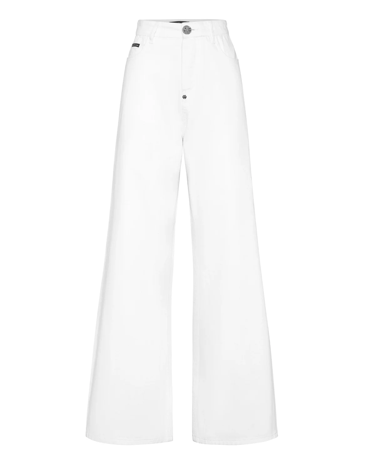 Denim Skater Fit Trousers, цвет: Белый