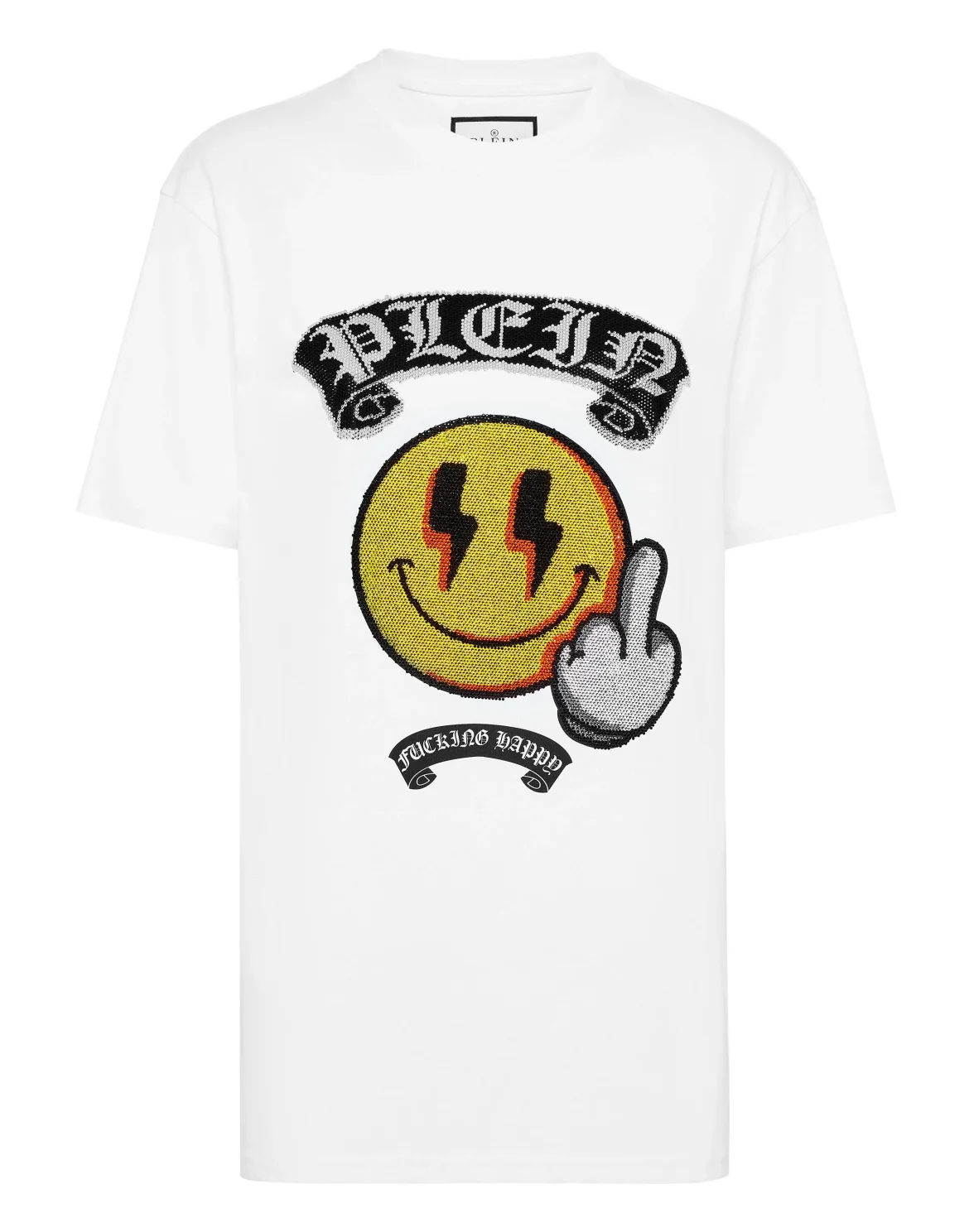 T-Shirt Man Fit Smile, цвет: Белый