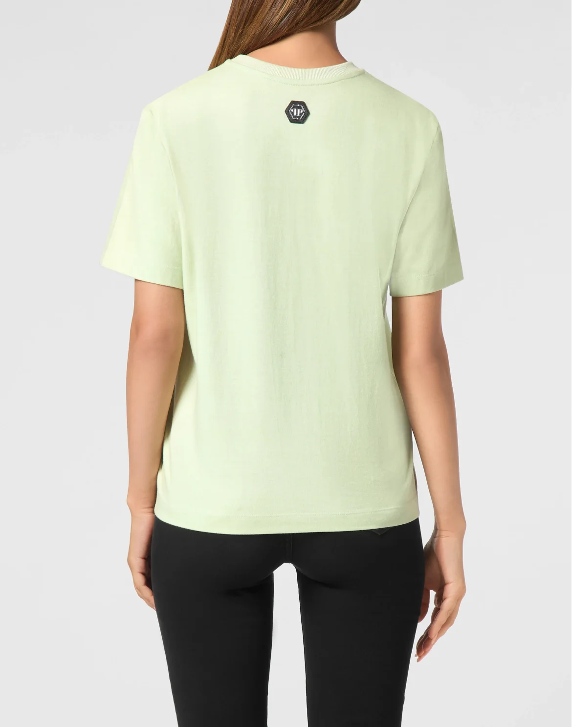 Jersey T-Shirt Man Fit Round Neck SS Logo, цвет: Зеленый