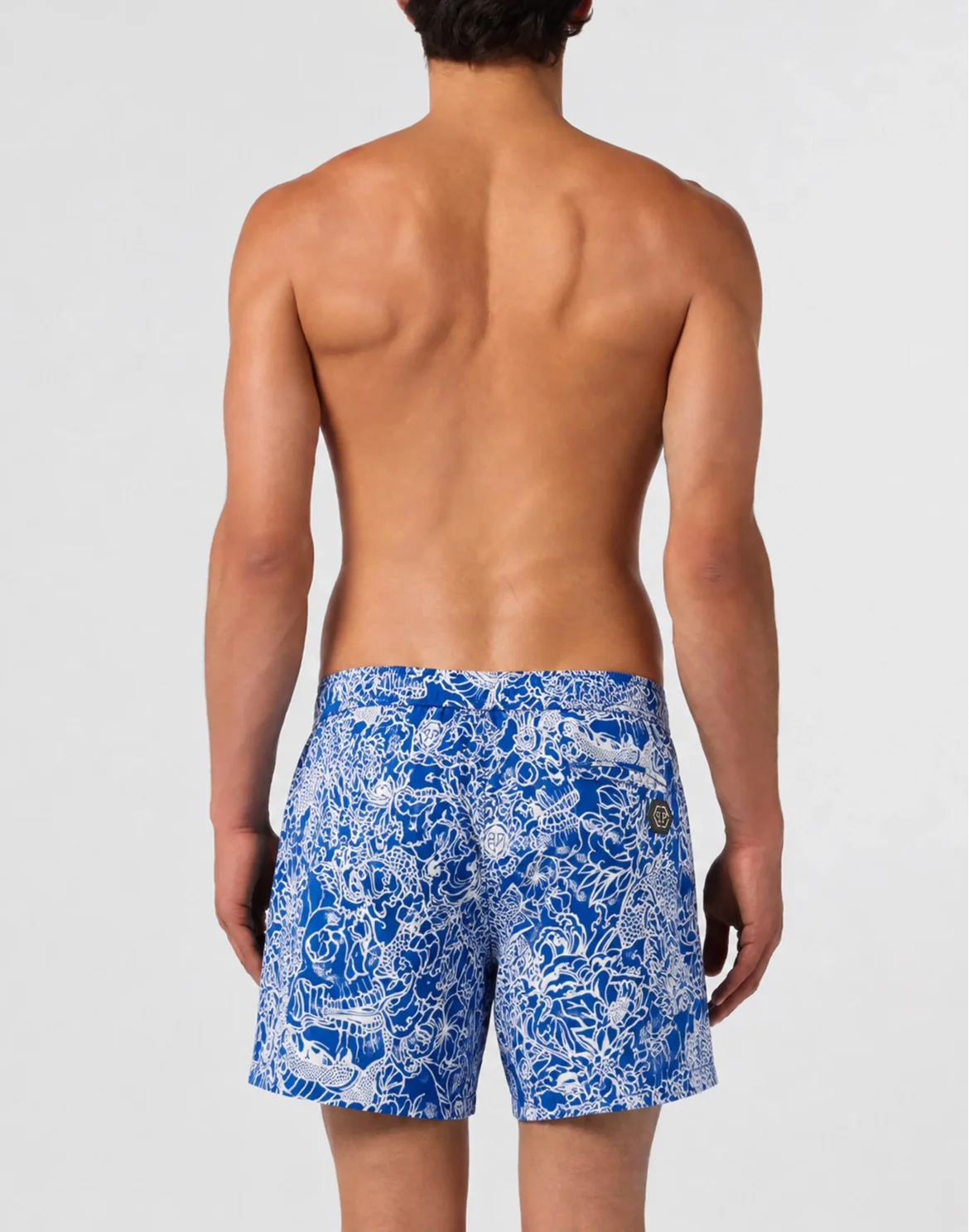 Swimming Shorts Skull All-Over, цвет: Синий