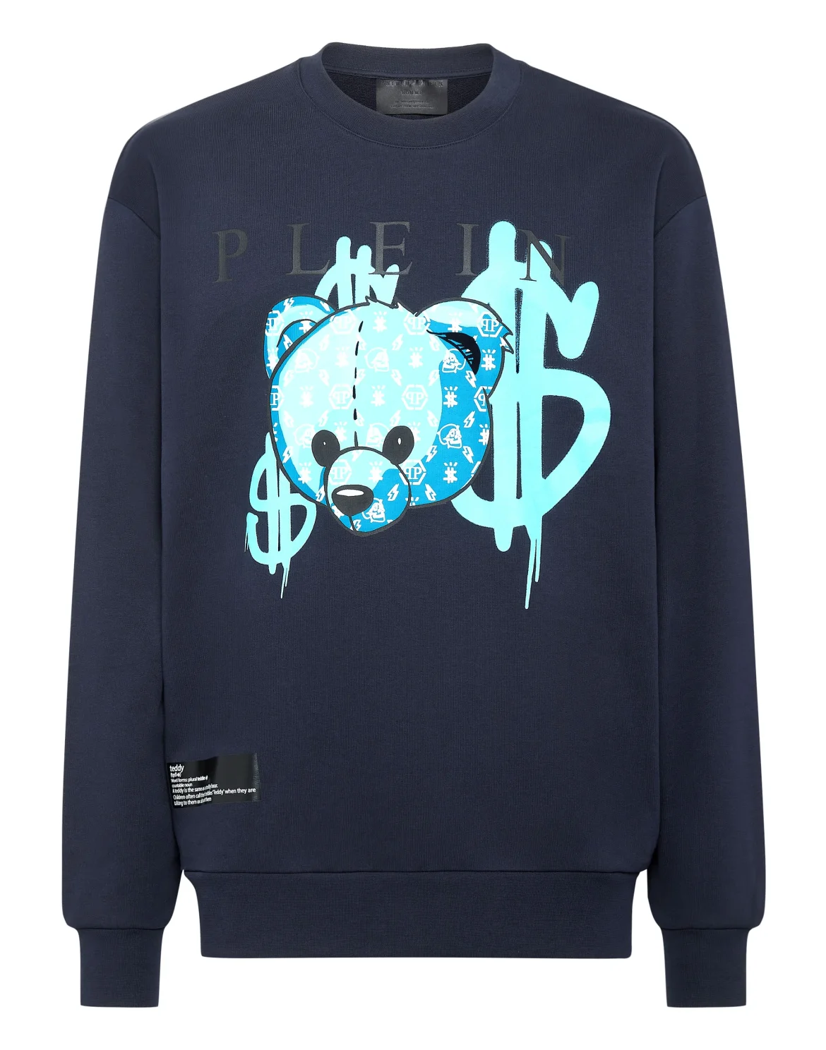 Sweatshirt LS Teddy Bear, цвет: Синий