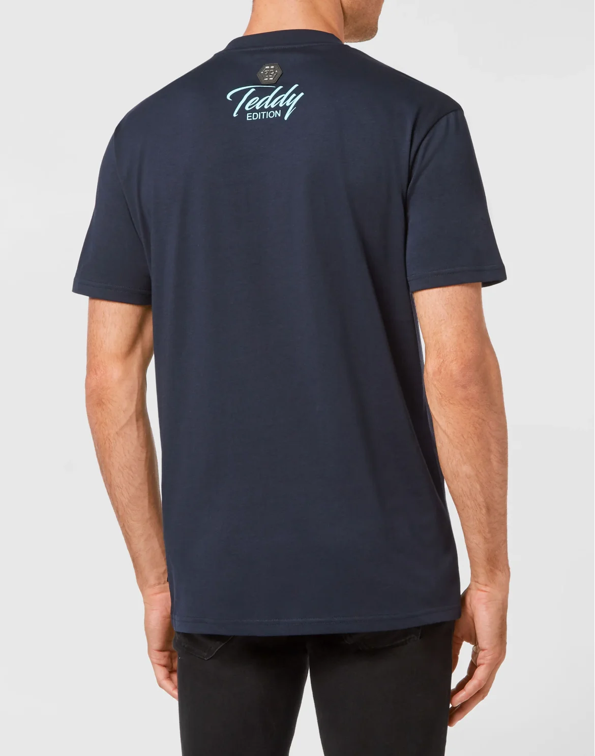 T-shirt Round Neck SS Teddy Bear, цвет: Синий