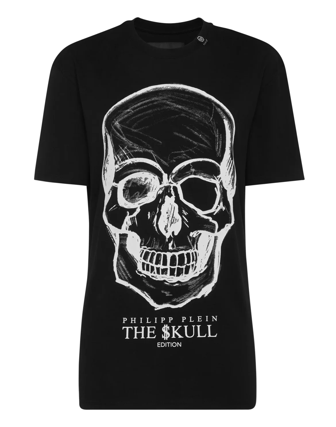 T-shirt Round Neck SS print Skull, цвет: Черный