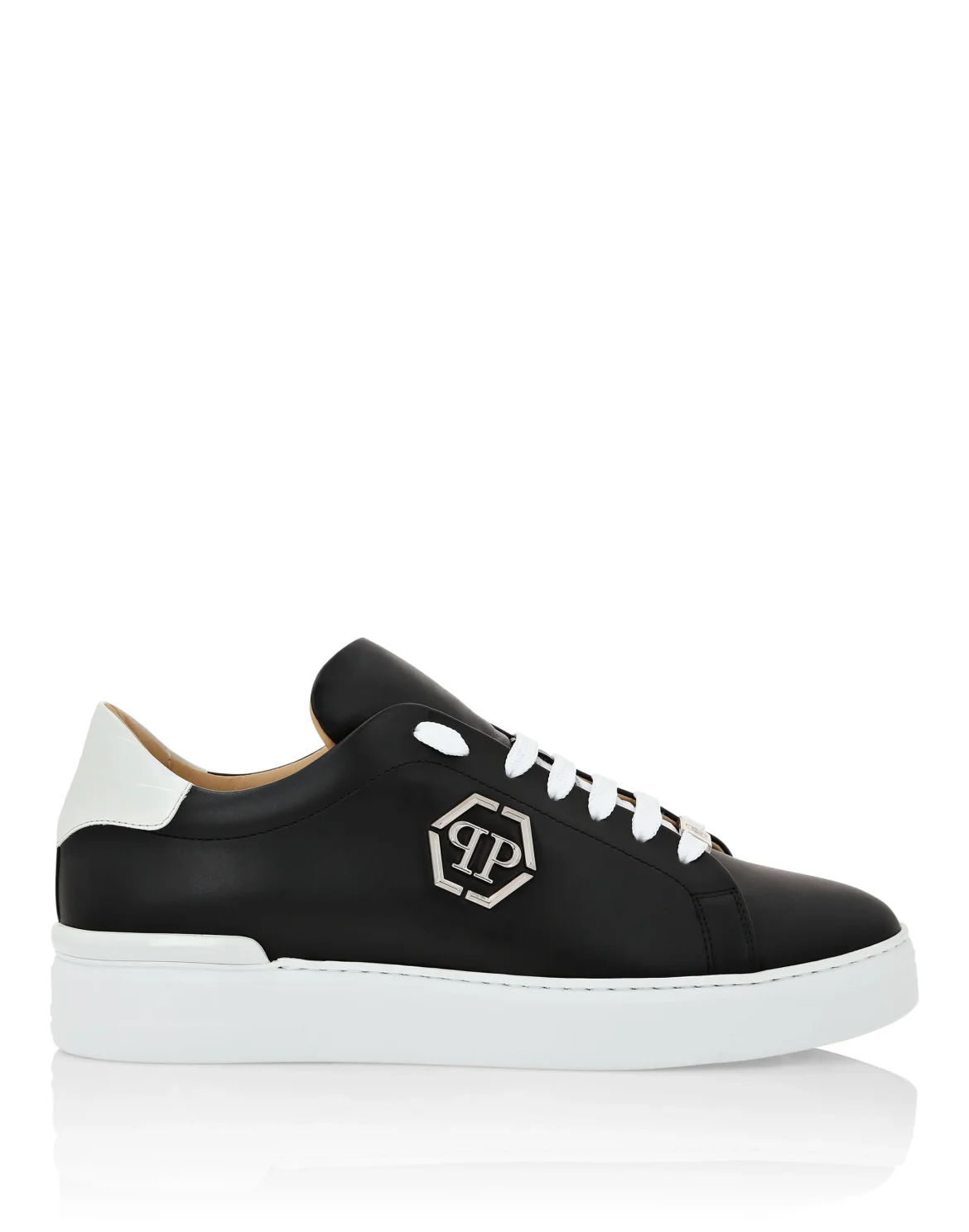 Lo-Top Sneakers Crocco Print Insert Hexagon, цвет: Черный