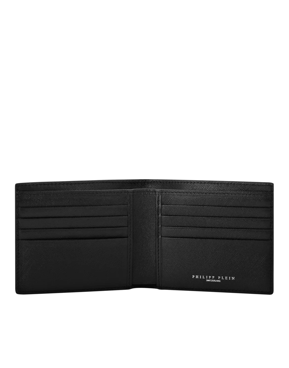 Leather French Wallet, цвет: Черный