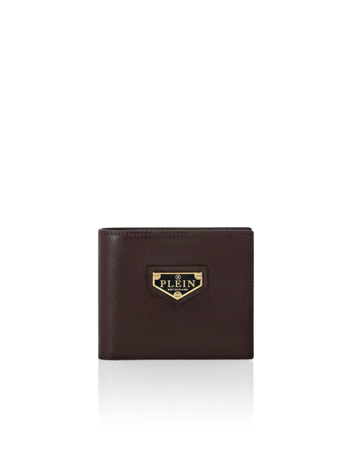 Leather French Wallet, цвет: Коричневый