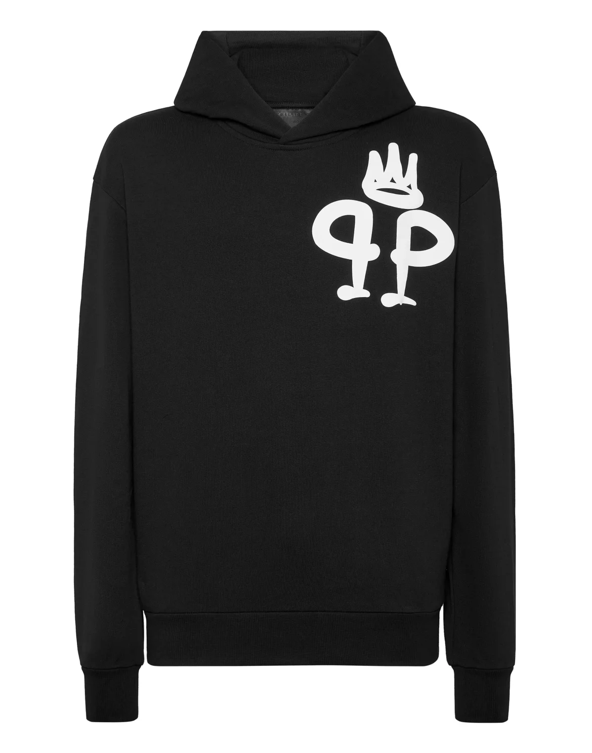 Hoodie Sweatshirt LS King Plein, цвет: Черный