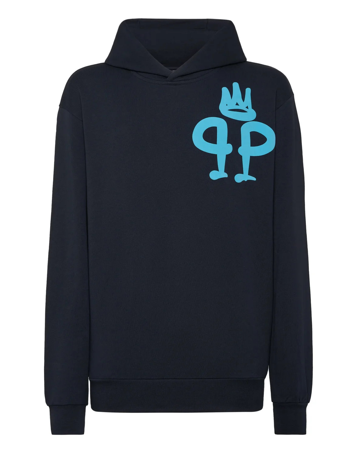 Hoodie Sweatshirt LS King Plein, цвет: Синий