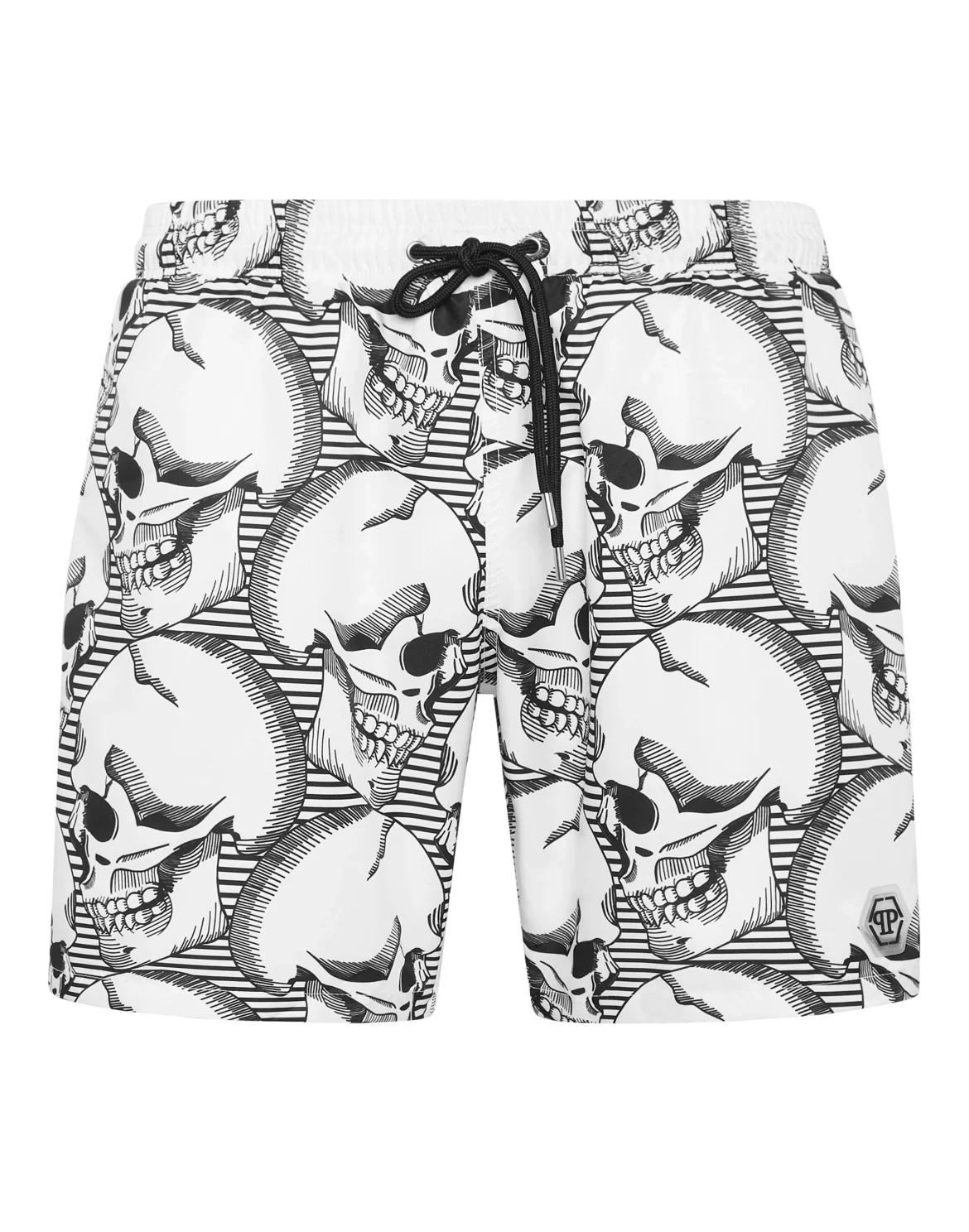 Short Swim Boxer Skull, цвет: Белый
