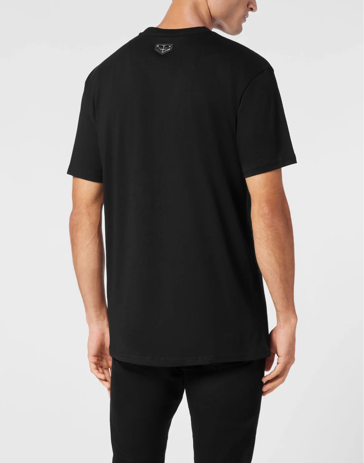 T-shirt Round Neck SS King Plein, цвет: Черный