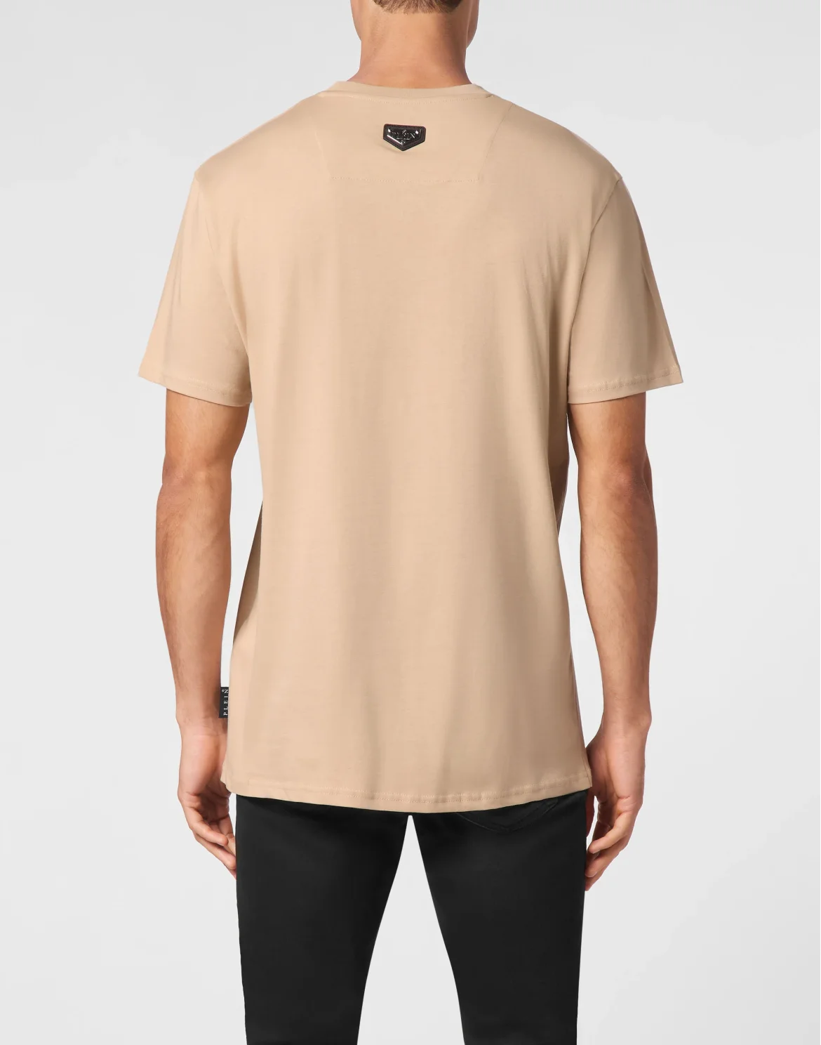 T-shirt Round Neck SS King Plein, цвет: Бежевый