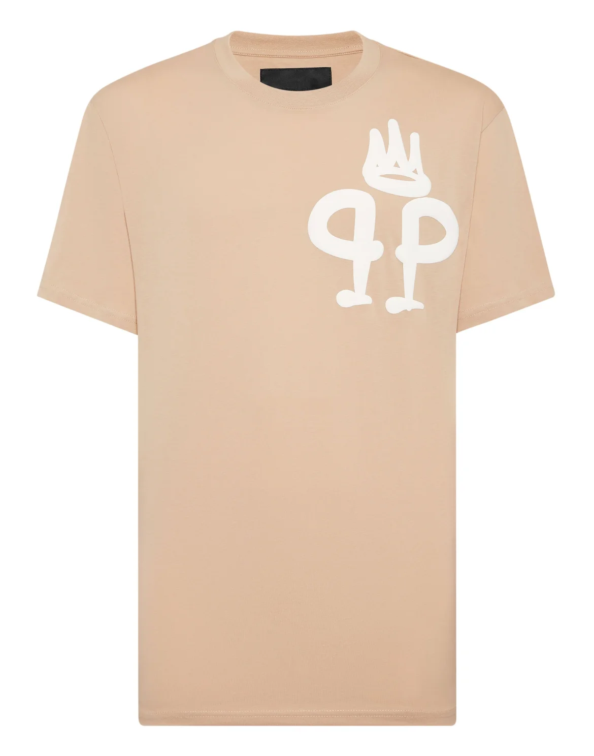T-shirt Round Neck SS King Plein, цвет: Бежевый
